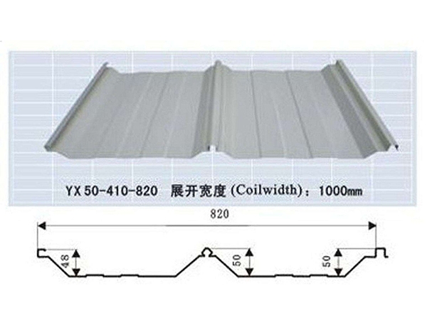 北京 820型暗扣屋面板